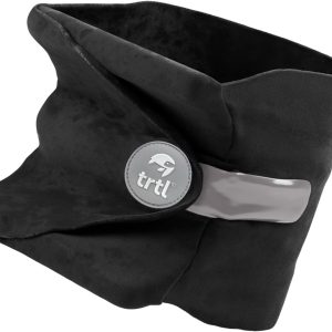 trtl Travel and Airplane Pillow - Real Sleeping Experience on Long Flights - Neck and Shoulder Support - Super-Soft, Lightweight, Easy-to-Carry, and Machine-Washable Flight Pillow